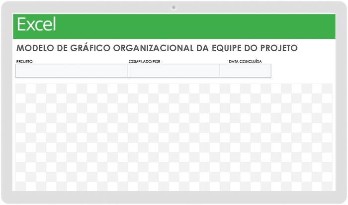  Modelo de Organograma de Equipe de Projeto