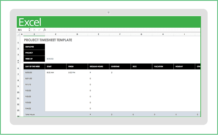 Project-Management-Project-Timesheet